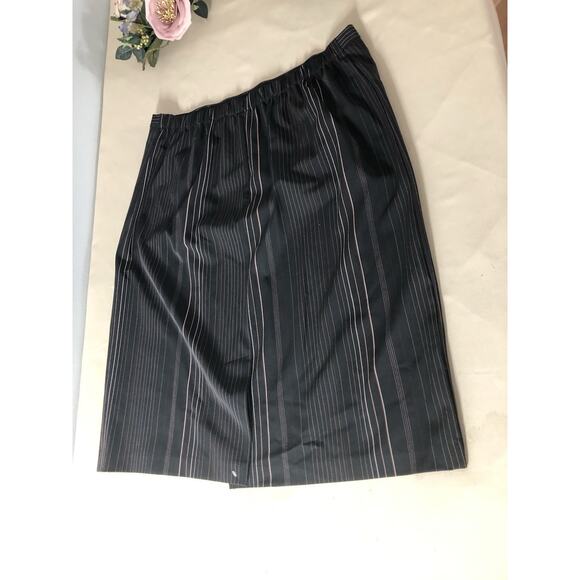 Romana Studio Women 2PC Skirt Suit 16 Long Sleeve Clueless Preppy Black 4 Button - Picture 13 of 13